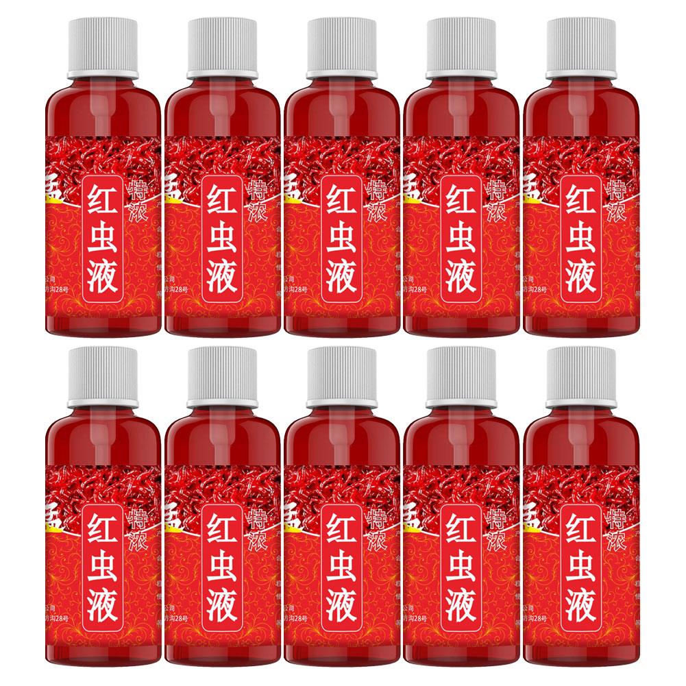 60ML Liquid Blood Worm Scent Fish Attractant Concentrat Fish Bait Additive Permeability Promote Appetite For Trout Cod Carp Bass