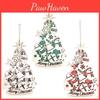 Charming Wooden Christmas Tree Decorations Colorful Holiday Ornaments For Seasonal Cheer