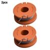 2 Pcs Spool & Line For POWERBASE N0F-GT-300/20-E For Strimmer Trimmer