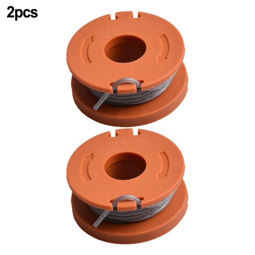 2 Pcs Spool & Line For POWERBASE N0F-GT-300/20-E For Strimmer Trimmer