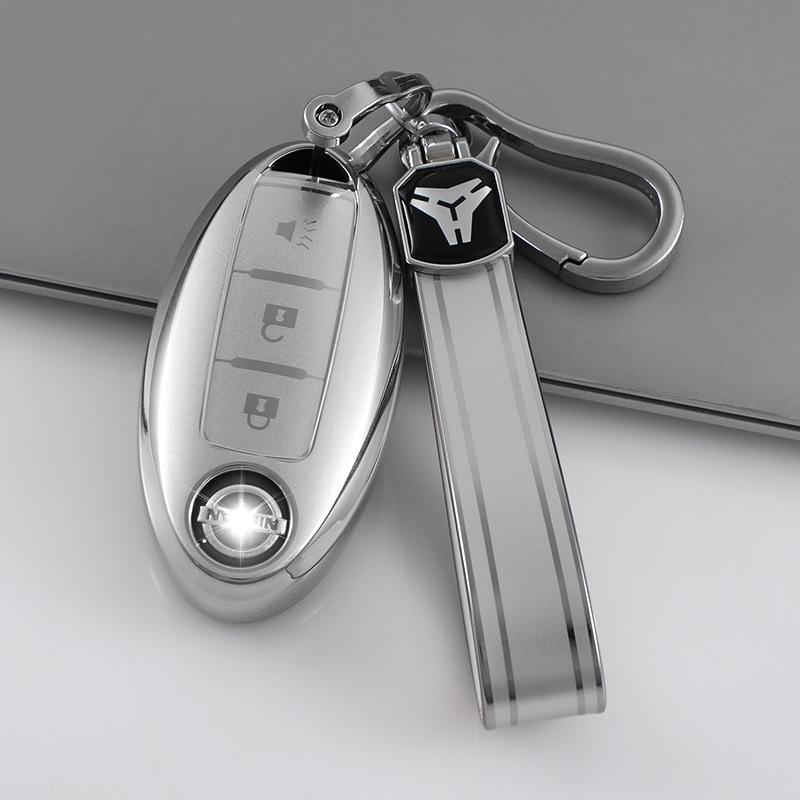 Etui na kluczyk 2022 Nissan Sylphy & 14. generacji Cima ze złotym obrzeżem