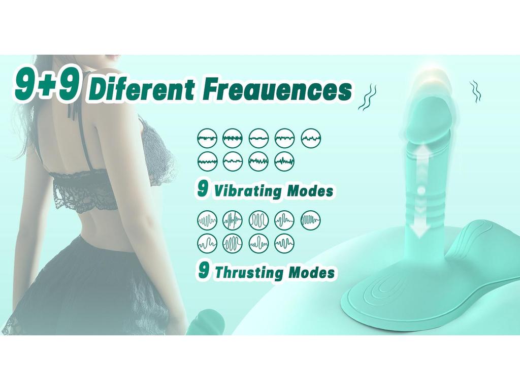 Women's Vibrating Wearable Erotic Cushion Toy