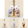 Adorable Plush Beaver Toy Keychain Cute Animal Stuffed Doll For Bag Decoration