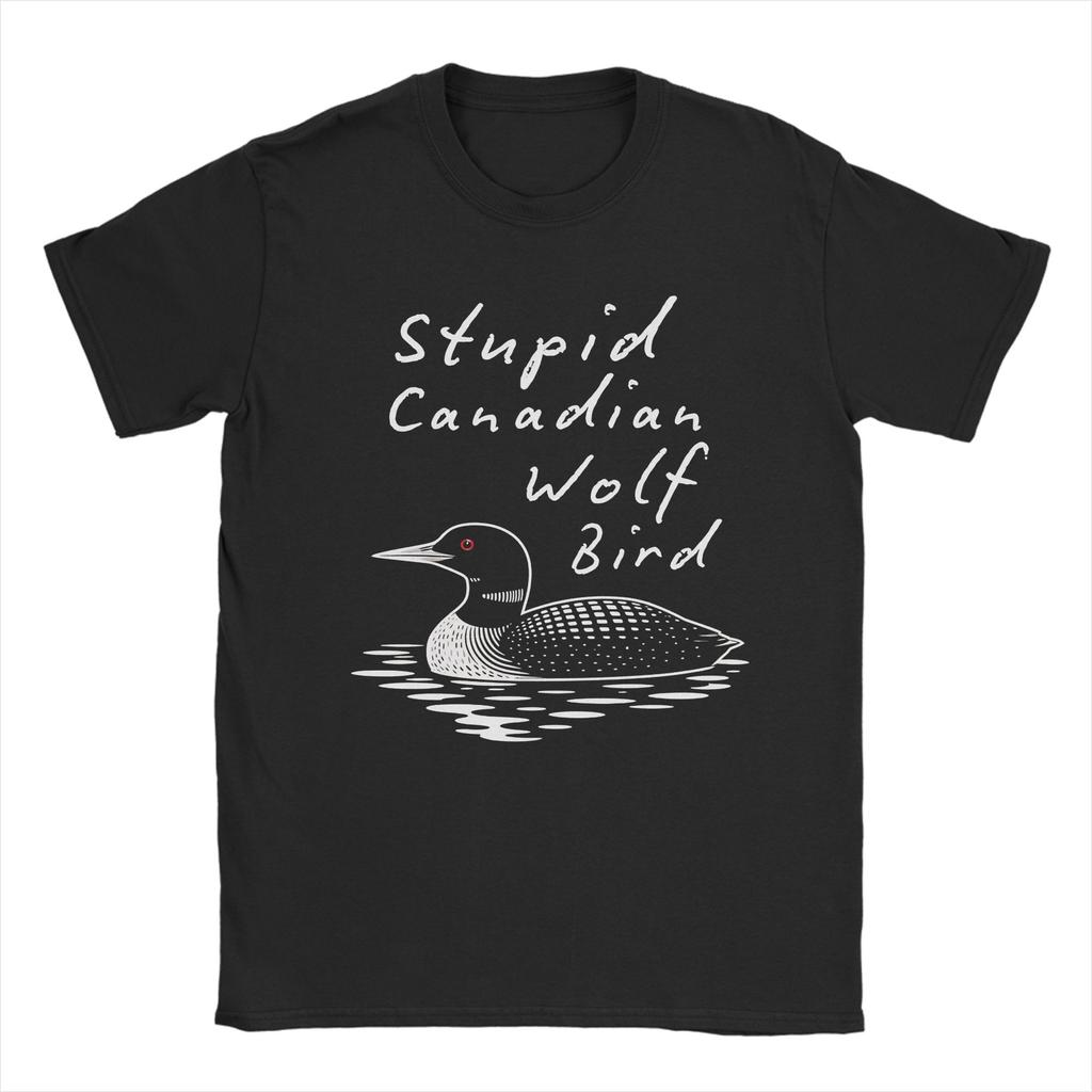 Unisex T-Shirts Dummer Kanadischer Wolf Vogel Ilya Rozanov Erhitzte Rivalität Erstaunliches Baumwoll-T-Shirt Kurzarm-T-Shirts O-Ausschnitt Oberteile