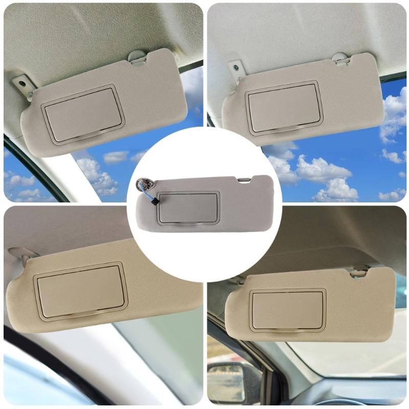 Car Inside Sunvisor Front Left Right Sunshade Sun Visors with Led Light 83280-TLA-A12ZB Replacement Parts