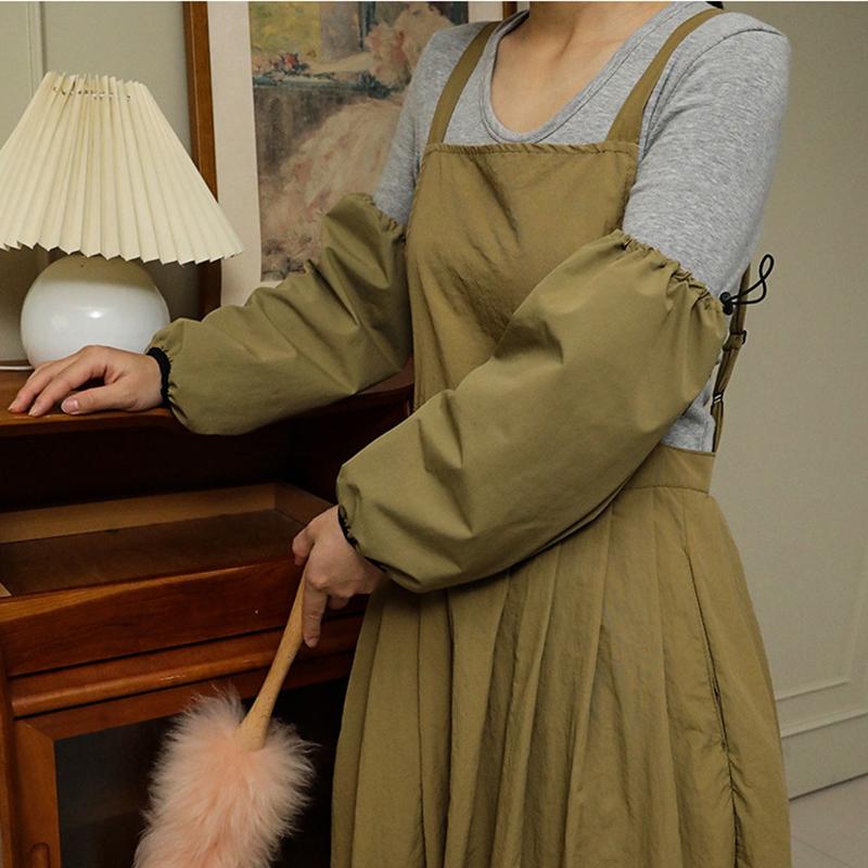 1Pair Winter Adult Oilproof Waterproof Oversleeve Anti-dirty Arm Sleeves Protector Office Housework Kitchen Cleaning Accessories