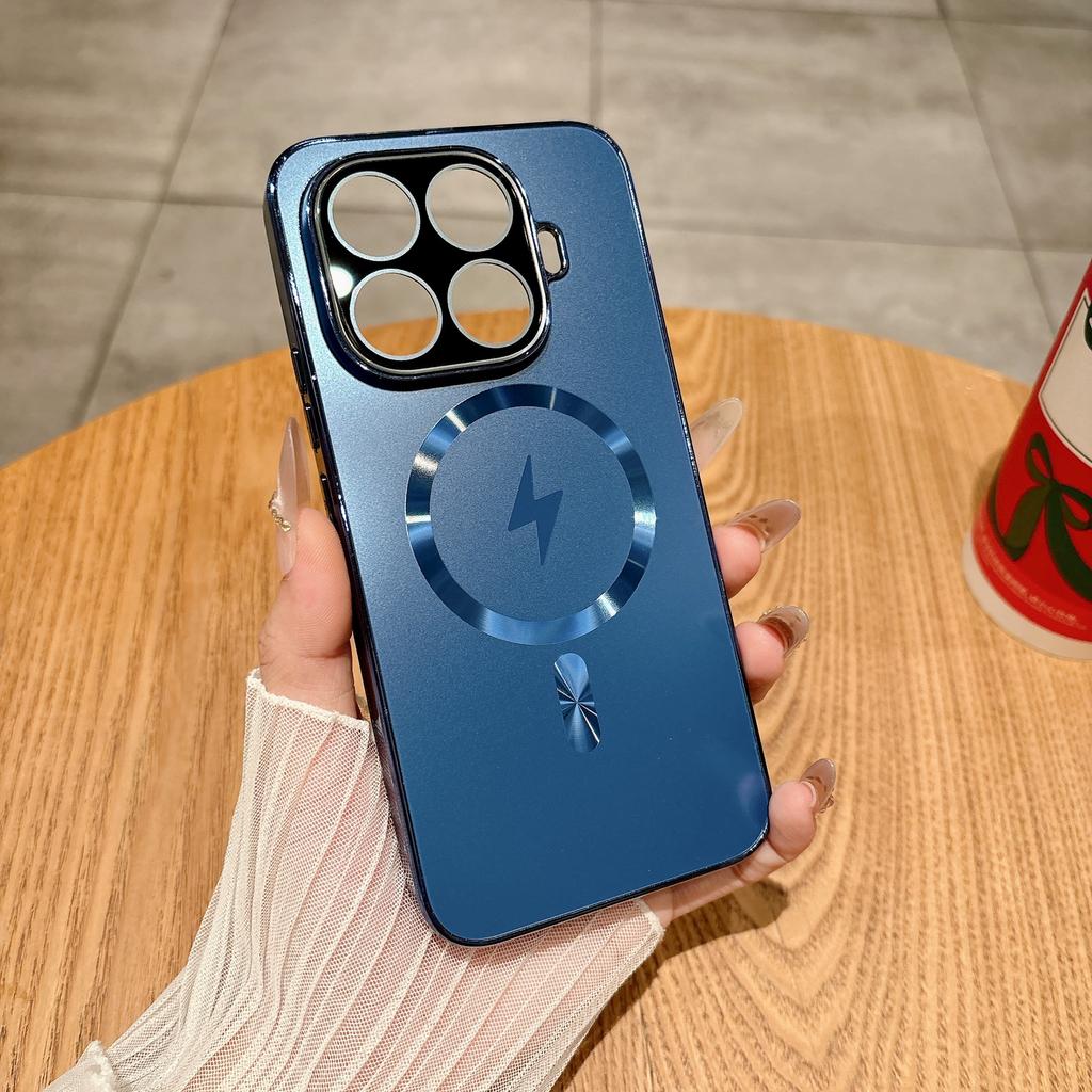 Mi 11TPro mobile phone case AG electroplated lightning magnetic suction Mi 11Ultra with lens film protective case