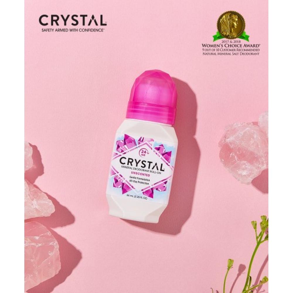 Crystal Roll On Unscented 66ml