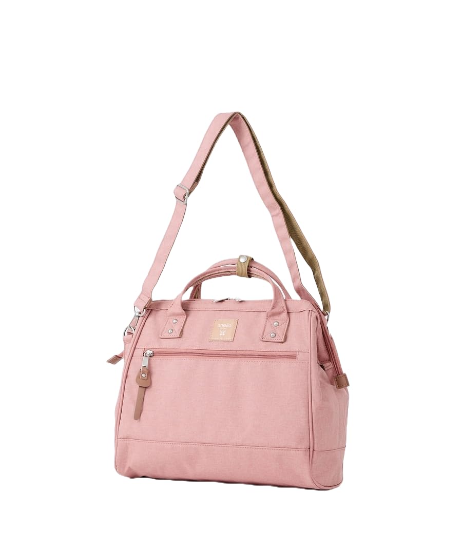 

Clasp shoulder bag ATB4687 PI [Anello] 2-way CB-HEATHER