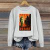 Women's Fashion Daily Versatile Casual Sweatshirts Long Sleeve Round Neck Top Sweatshirts