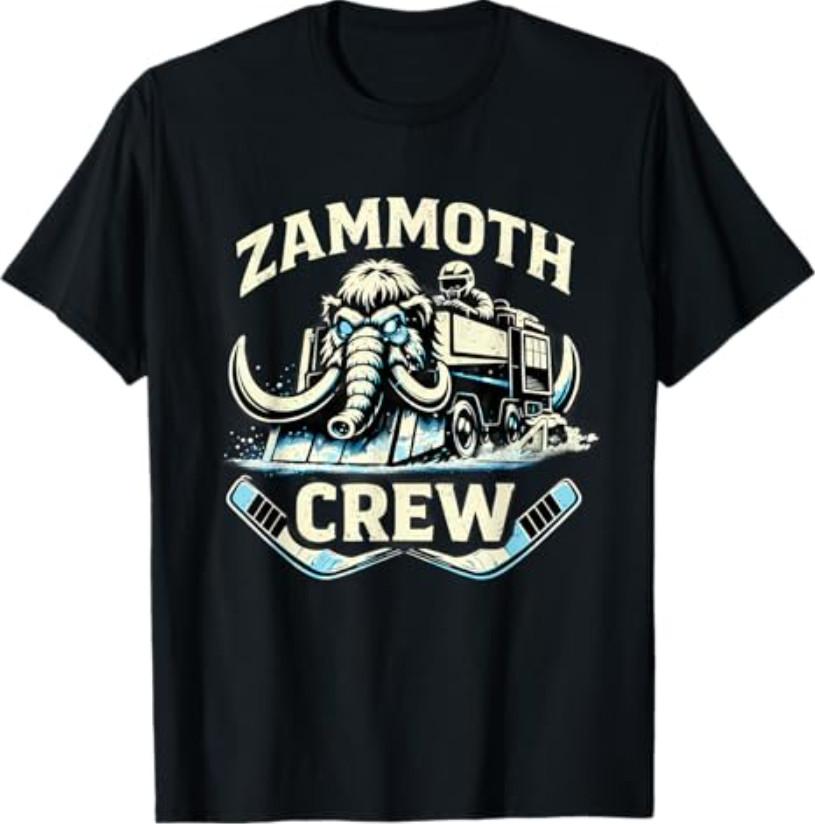 Zammoth Crew Ice Machine Funny Hockey Utah Fan T-Shirt S разноцветный