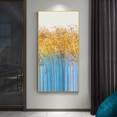 AHPAINTING toile peinture mur Art nordique feuille d'or arbres affiche Cuadros mur photo pour salon décor à la maison pas de cadre