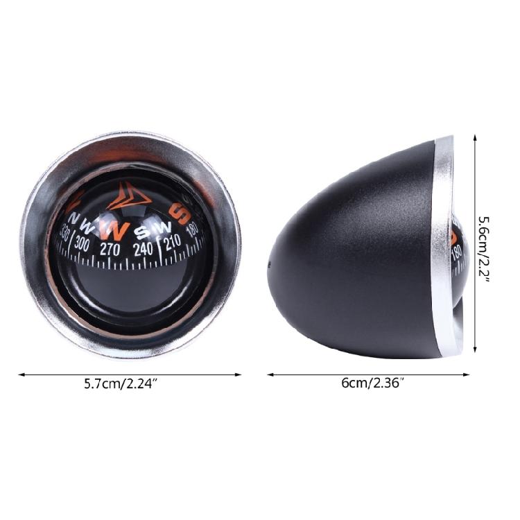 Dashes Mount Compasses Mini Automotive Dashboard Car Ball Compasses Car Decoration