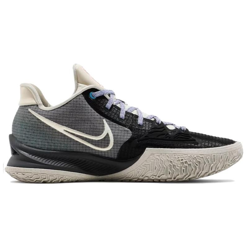 Nike Kyrie Low 4 Black Rattan Men Sneakers Dark-Smoke-Grey Cyber-Teal CW3985-003