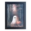 Framed Ghost Picture Ghost Wall Art Decoration Creepy Gothic Picture