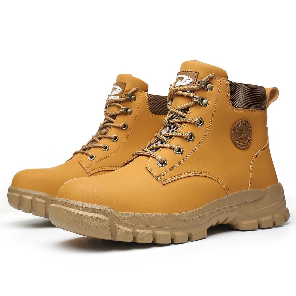 Cross-Border Winter Men's Lightweight Protective Shoes - Anti-Smash, Anti-Puncture, Comfortable & Durable for Long Wear