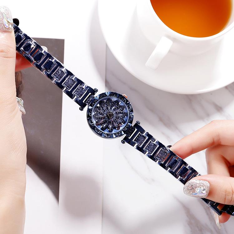 TikTok Trendy: Dámske hodinky Fortune s diamantmi, quartzové, vodotesné