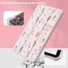 For iPad 2022 Gen10 10.9 Air4 Air5 10.9 Pro11 Pro12.9 Mini6/5/4 with Pencil Holder New High Quality Cute Floral Bunny Pattern iPad Tri-fold Flip Case