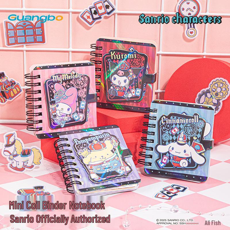 Sanrio Mini Coil Notebook: Cute Cartoon Memo Pad