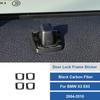 Carbon Fiber Interior Door Lock Pin Bottom Cover Trim For BMW X3 E83 2004-2010
