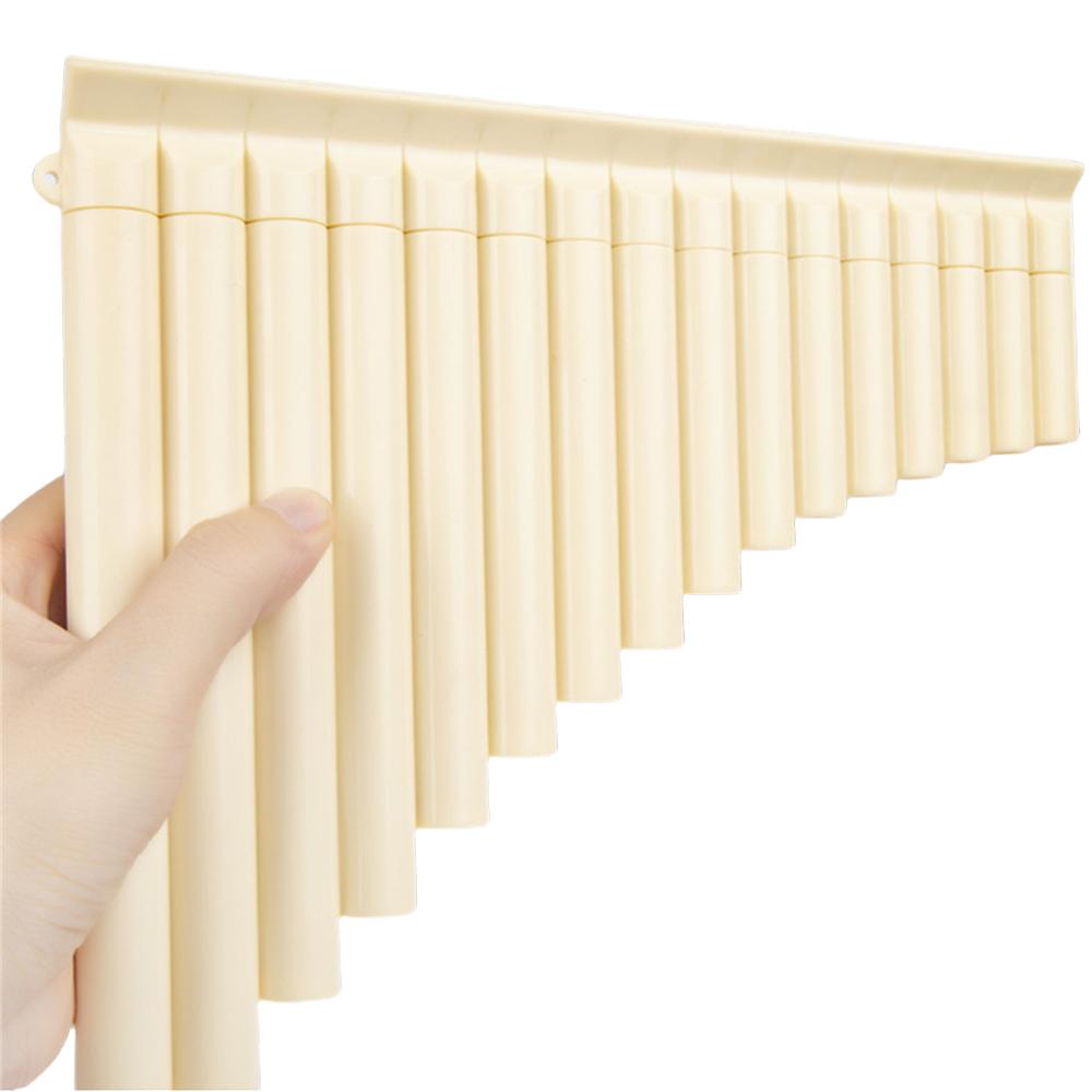 Flauta de Pã, Instrumento de Flauta de Pã com 18 Tubos, Tonalidade de C para Iniciantes, com Manual do Usuário, Bolsa de Transporte