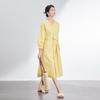 JOY SPEAKER Designed Long Sleeve Shirt Dress