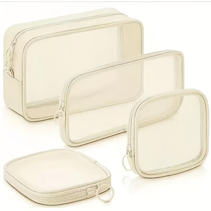 Travel TranspaBag Thickened Nylon Mesh Cosmetic Bag Breathable Portable Storage Cosmetic Bag, Packaging edge protection products
