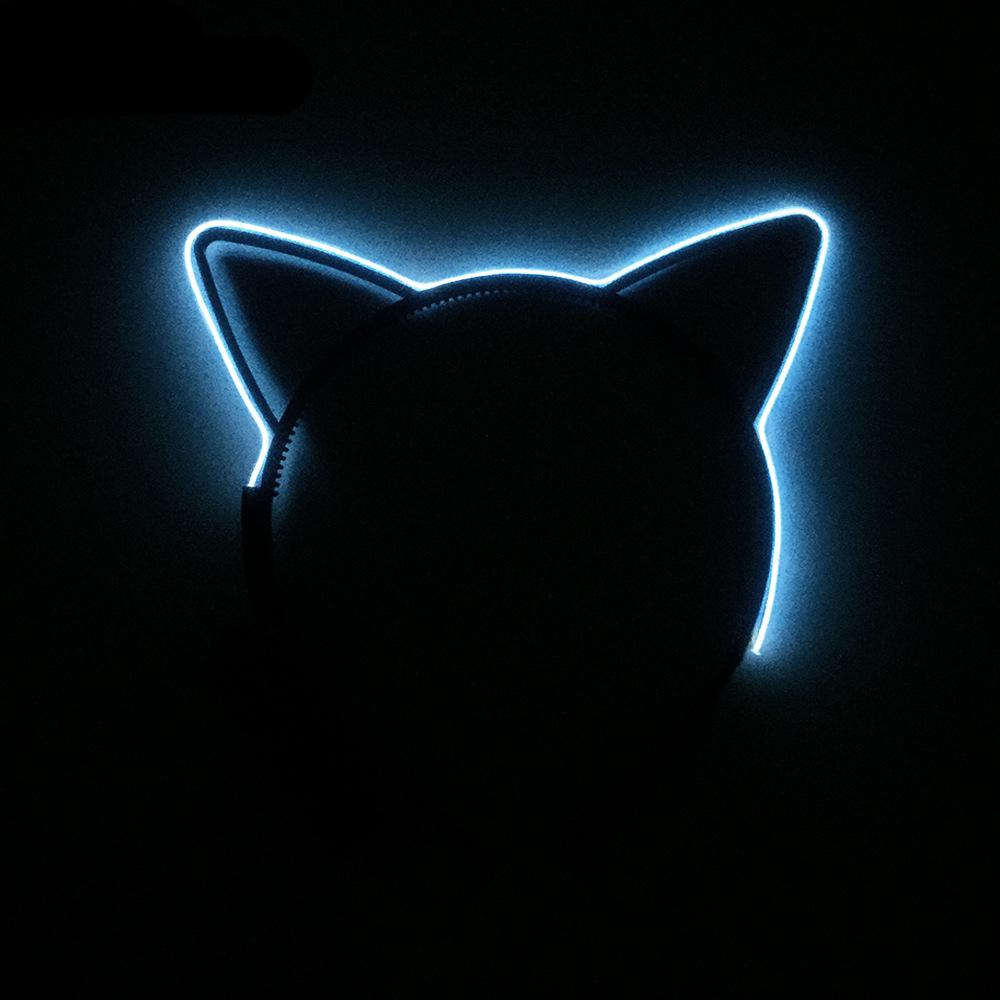 Illuminated Cat Ear Headband for Parties and Events