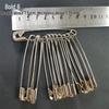 Rustproof Steel Safety Pins: Multi-Size High-Strength Brooches for DIY Projects