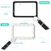 LED-Lichtlupe 3/5X Vergrößerungsglas Senioren Handheld Leselupe 48 Einstellbar Zum Lesen Wissenschaft Natur Erkundung