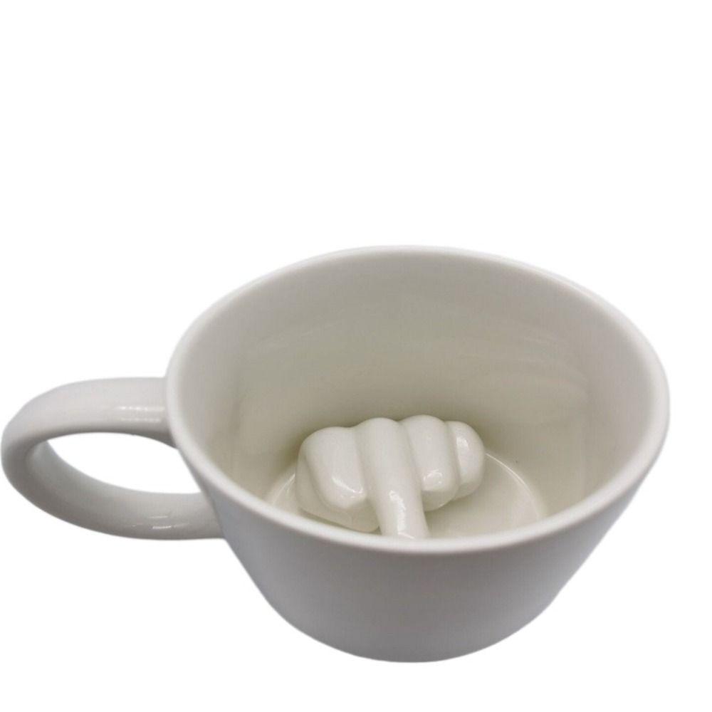 

Смешная оригинальная керамическая кружка 300 мл, кофейная чашка, чашка для воды, белая кружка с средним пальцем, для дома белый