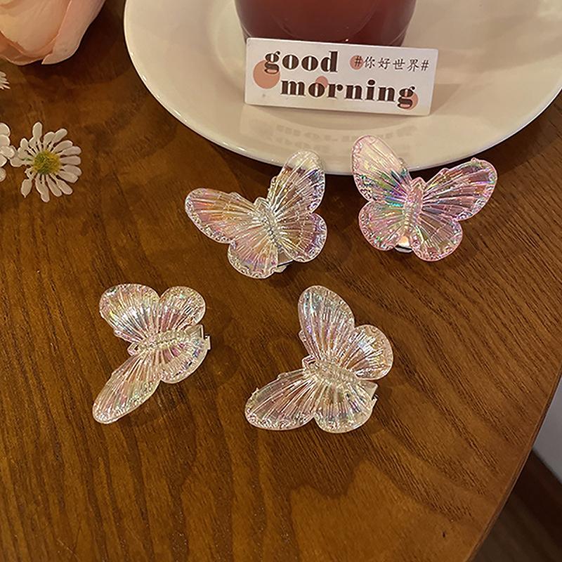 Colorful Butterfly Hairpin Side Clip Girl Sweet Broken Hair Clip Bangs Clip For Women  Barrettes Hair Accessories