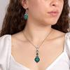 Diopside Set Chrome Gemstone Jewelry  18-20'' Necklace Pendant Ethnic