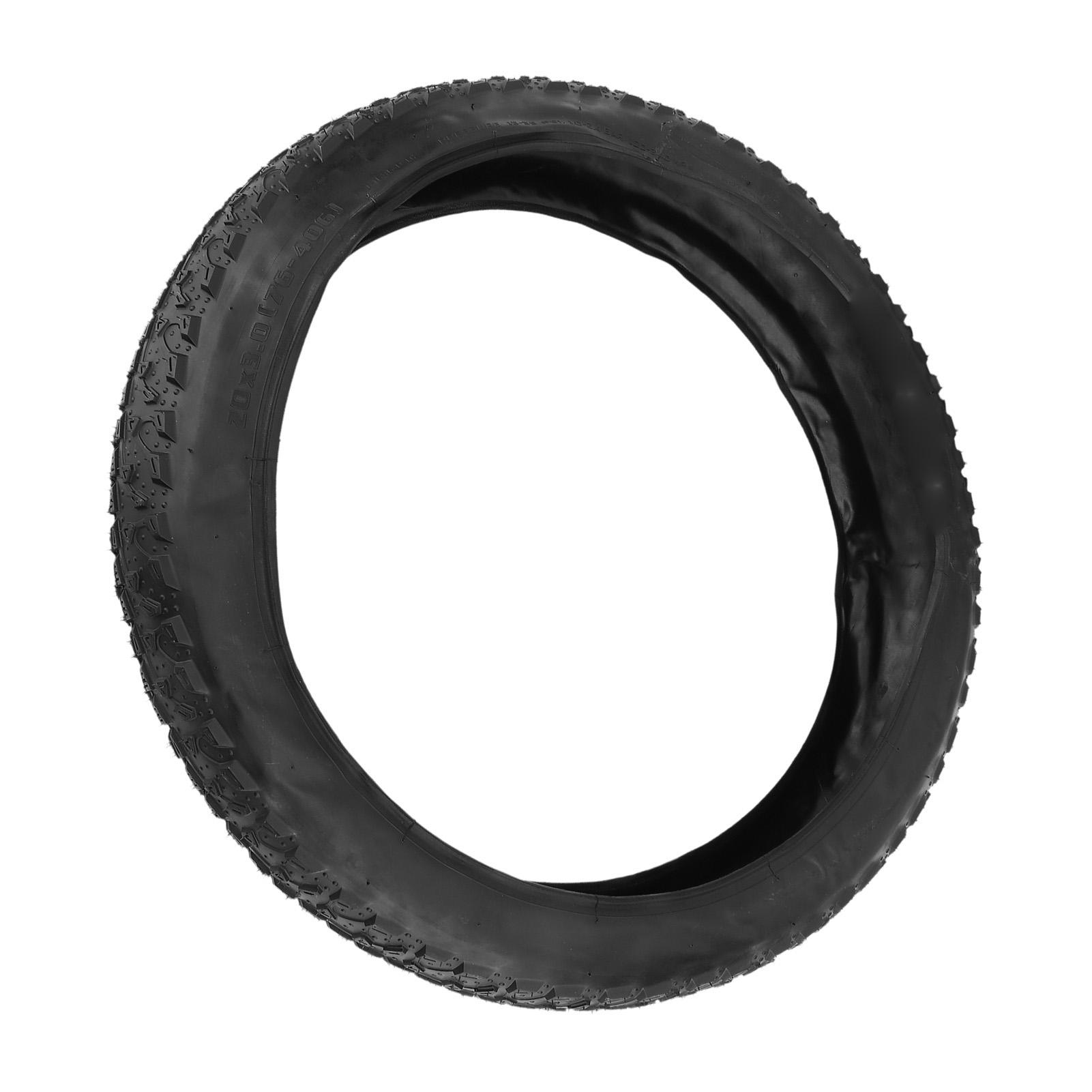 Snow Bike Tire 60Tpi Puncture Resistance Rubber Folding Replacement   Tires for Bch Rough Terrain Street Riding