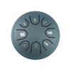Steel Tongue Drum 4 Inch 8 Notes C Key Percussion Instrument Portable Balmy Drum with Drum Mallets for Meditation Yoga