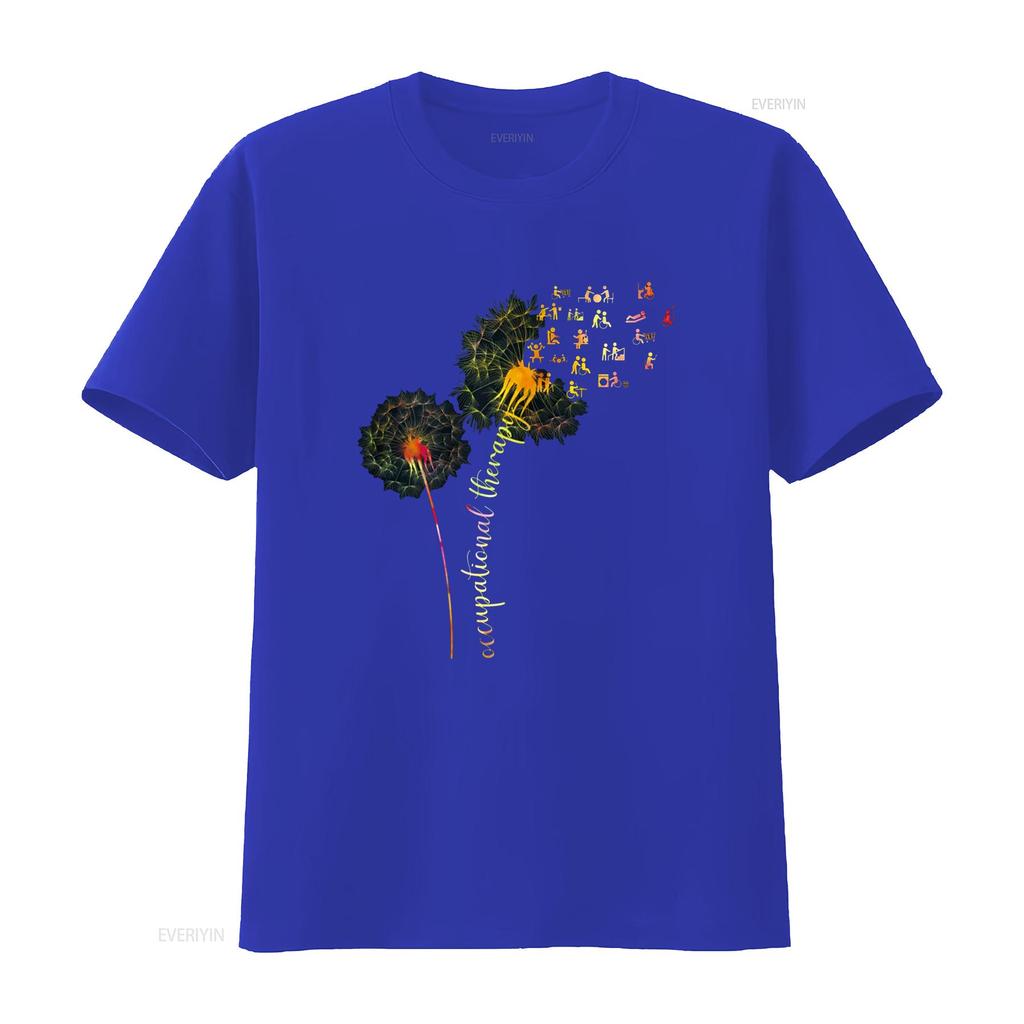 Flower Occupational Therapy Costume OT Therapist T Shirt Vintage Washed Versatile Casual Soft Stylish Unisex Designer Clothes