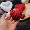Matriță Silicon Ziua Îndrăgostiților Grilă Inimă Inimă din Fire Inimă Texturată Lumânare Aromaterapie Matriță Gips pentru Decor Casă Romantic