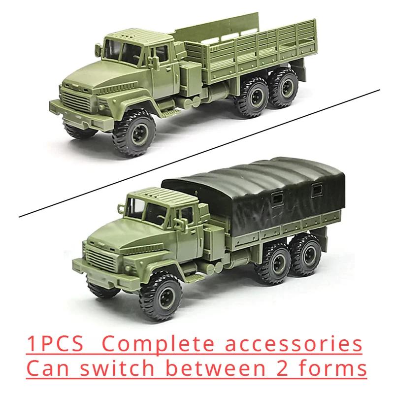 4D 1/72 Military Vehicles Assembly Puzzle Model Truck Hummer Sand Table War Game Fighting Chariot Armored Car Plastic Toy