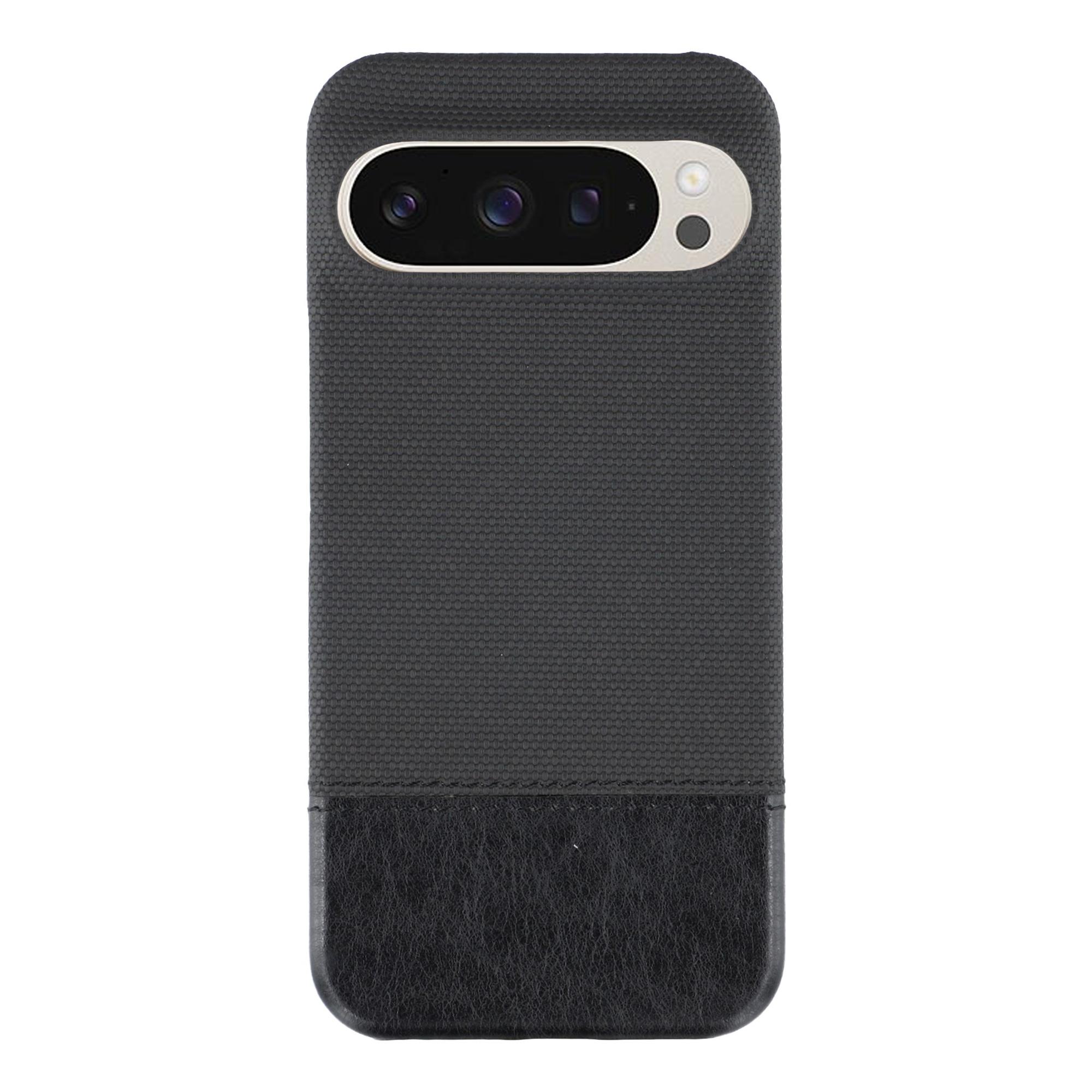 

For Google Pixel 9 Pro XL Case PU Leather + PC Splicing Anti-Slip Phone Cover
