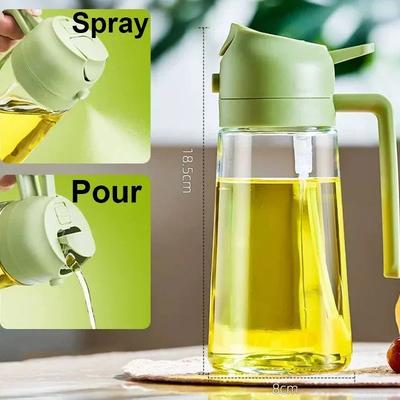 Oil Spray Oil Sprayer Plastic 2 In 1 Kitchen Oils Spray Bottle Olive Sprayer for Cooking BBQ Baking Oils Dispenser Accessories