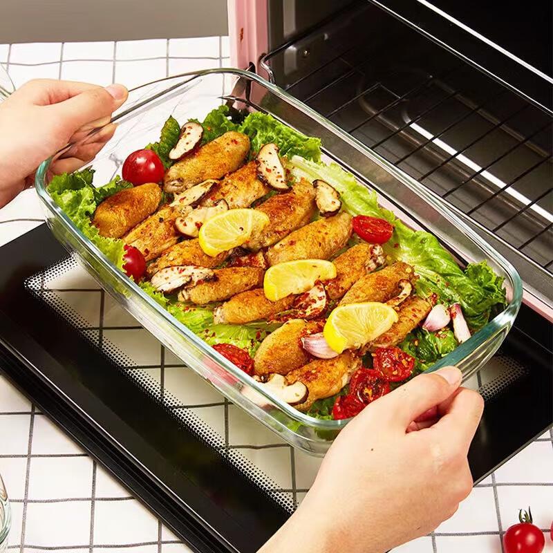 Cilock High Borosilicate Glass Baking & Roasting Dish