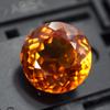 Piatră prețioasă SAFIR Natural de 9,55 Ct Portocaliu Tăietură ROTUNDĂ Cel mai scump CERTIFICAT va-450