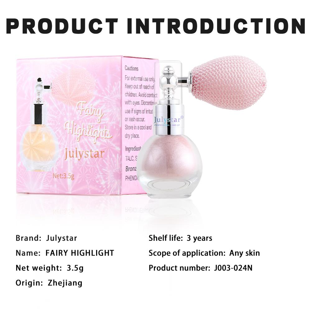 JULYSTAR New High Gloss Powder Spray Makeup For Women Facial High Gloss Powder Body Stage Makeup