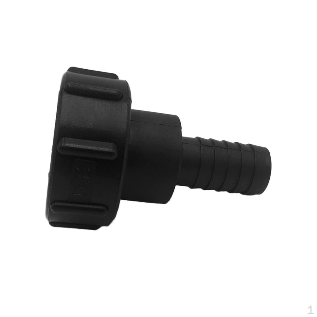 1 Piece Hose Adapter 1000 Water Tank Garden 25mm