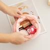 Ins Plush Makeup Bag Women Cosmetic Organizer Bags Cute Bear Travel Wash Bag Girl's Large Capacity Pencil Case Stationery Pouch