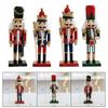 Wooden Christmas Nutcracker Traditional Classic Decoration Christmas Ornament for Kids Gifts Home Centerpiece Parties Table