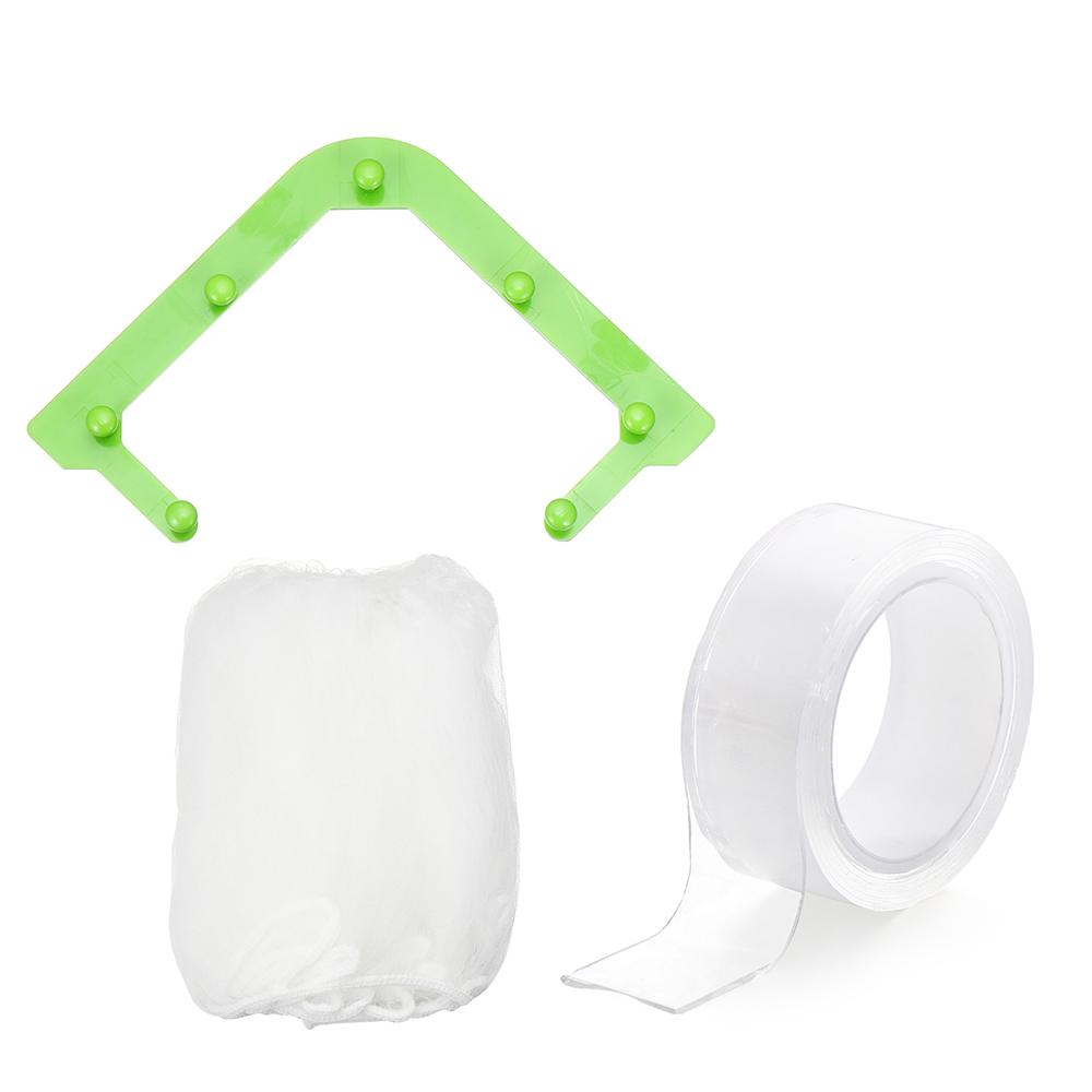 Fine Mesh Net Corner Triangle Tri-Holder Filter Leftovers Sink Strainer Bag Garbage Storage Rack