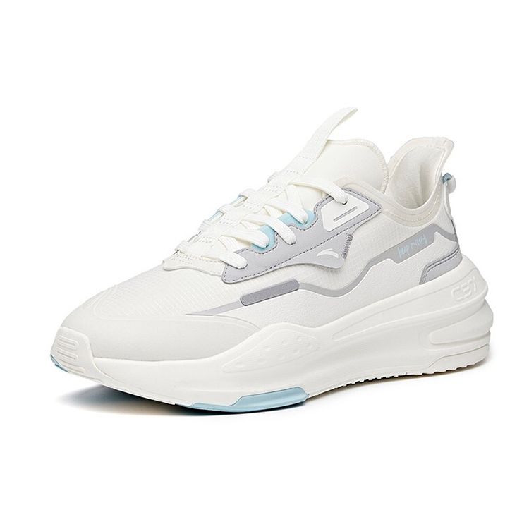 Anta C37 Series Lifestyle Series Durable Lightweight Low-Top Skate Shoes Men Sneakers White Gray 912128081-2