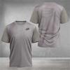 T-shirt da uomo stampata in 3D Traspirante ad asciugatura rapida Top sportivo Manica corta Girocollo Pullover Top casual