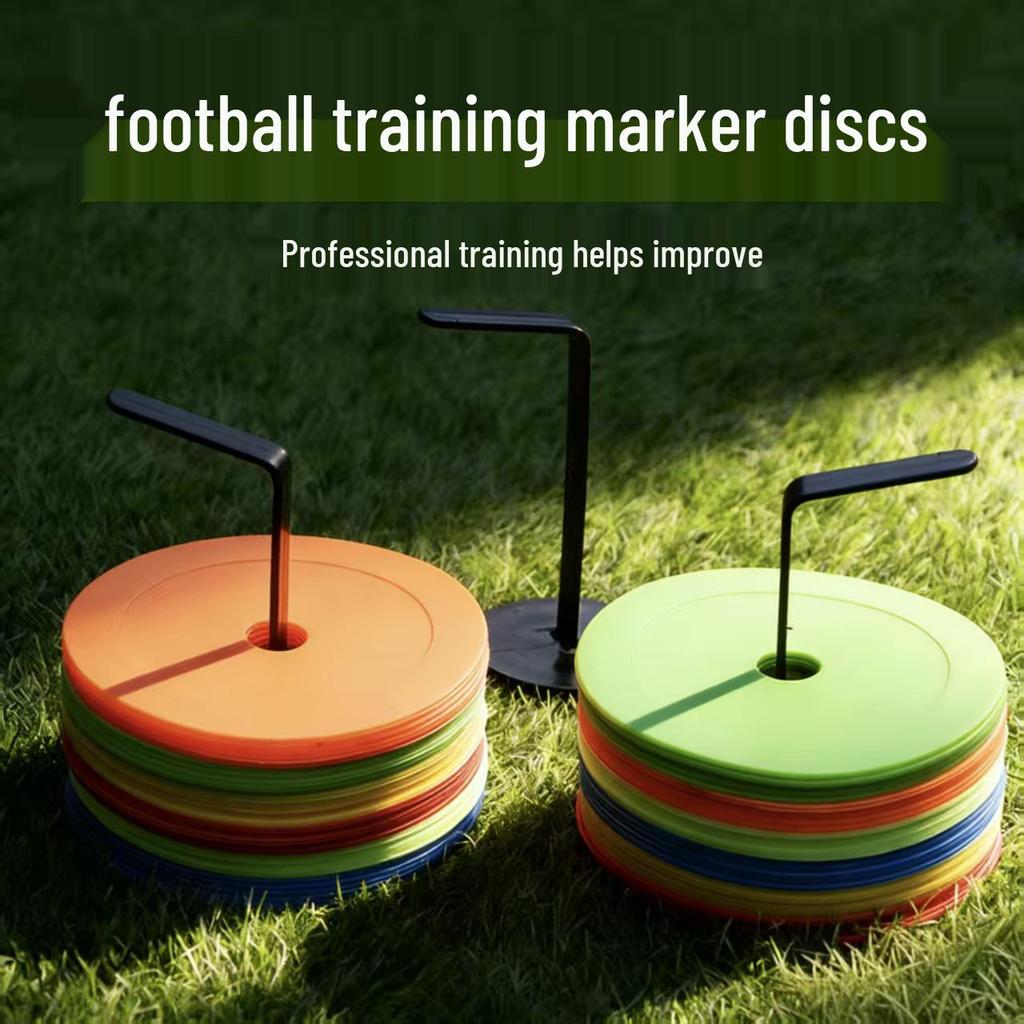 Flat Round Marker Disc: Football Training Obstacle Pad